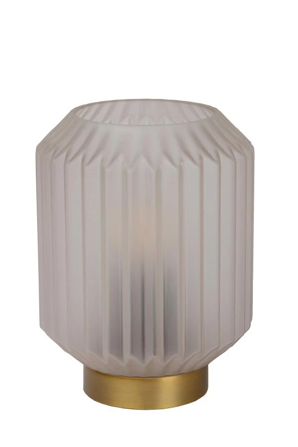 Lucide SUENO - Lampe de table - Ø 13 cm - 1xE14 - Blanc - éteint